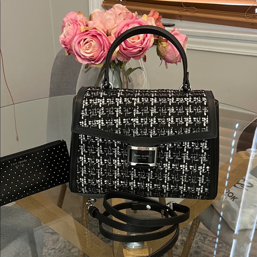 Kate Spade Black and White Satchel